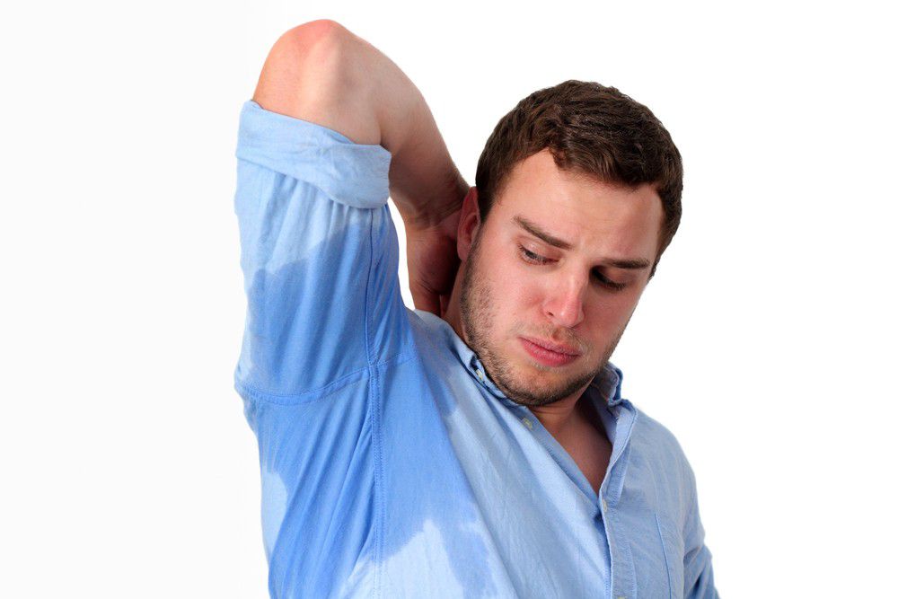 Hiperhidrosis en axilas